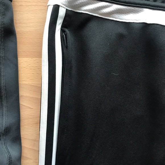 EUC Adidas Three Stripe Joggers - Picture 6 of 7